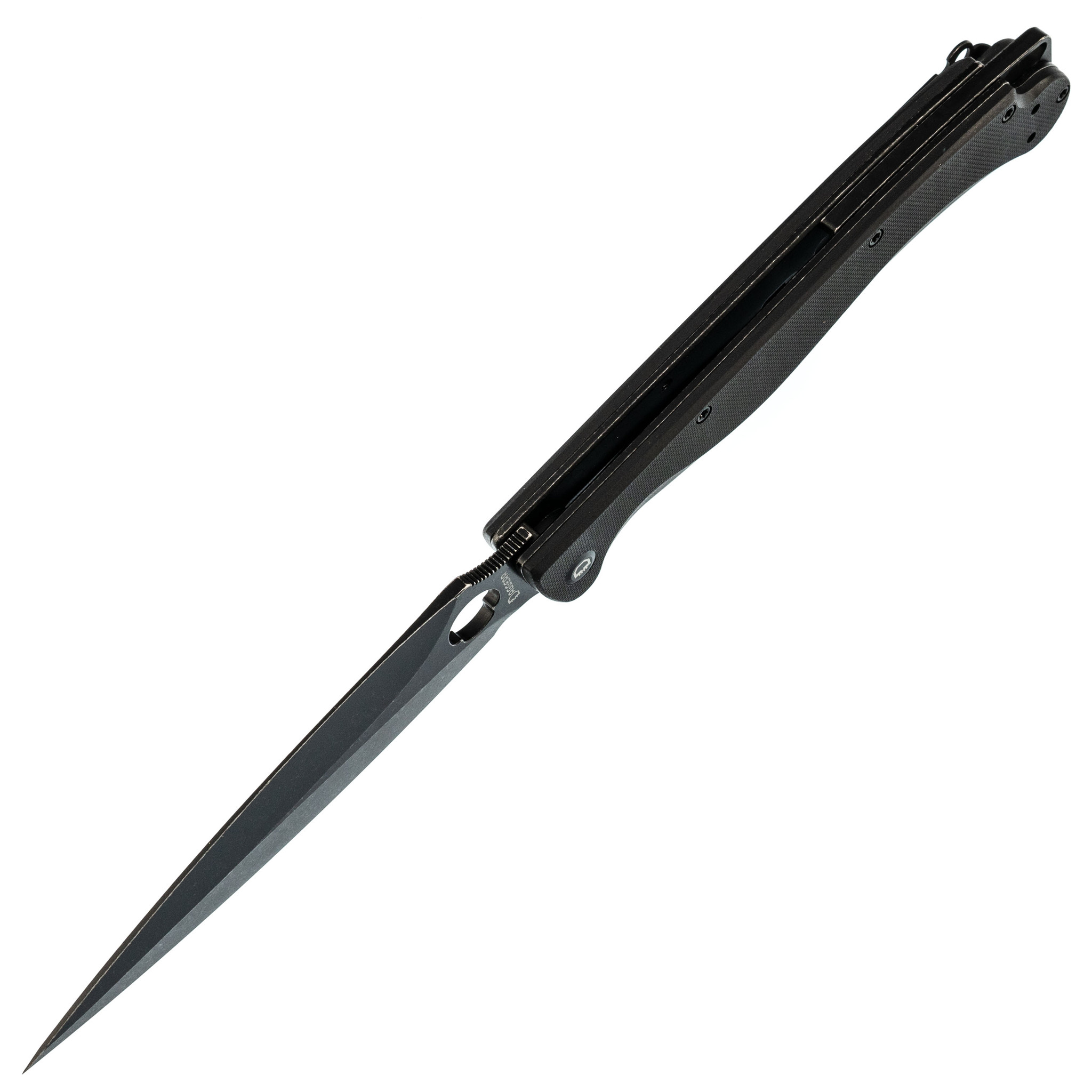 фото Складной нож daggerr vendetta all black, сталь vg10, рукоять g10