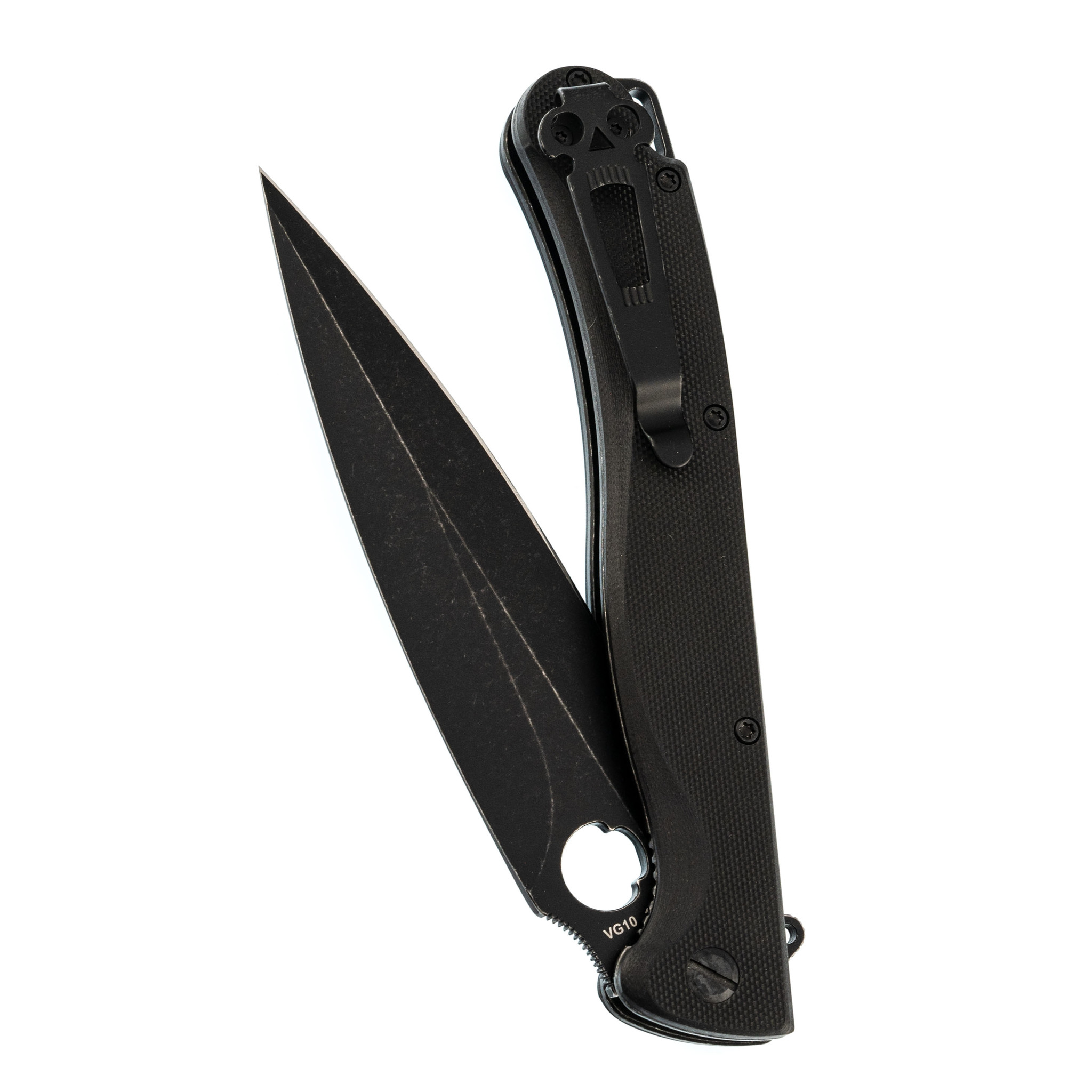 Складной нож Daggerr Vendetta All Black, сталь VG10, рукоять G10 - фото 5