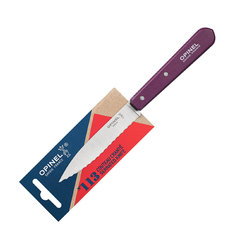 Фото Нож столовый Opinel №113, деревянная рукоять, блистер, нержавеющая сталь, сливовый