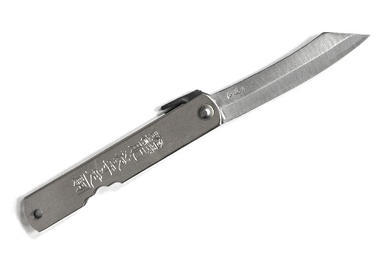 Нож складной, Nagao Higonokami, HKI-080SL, 3 слоя, сталь нержавеющая 18-8