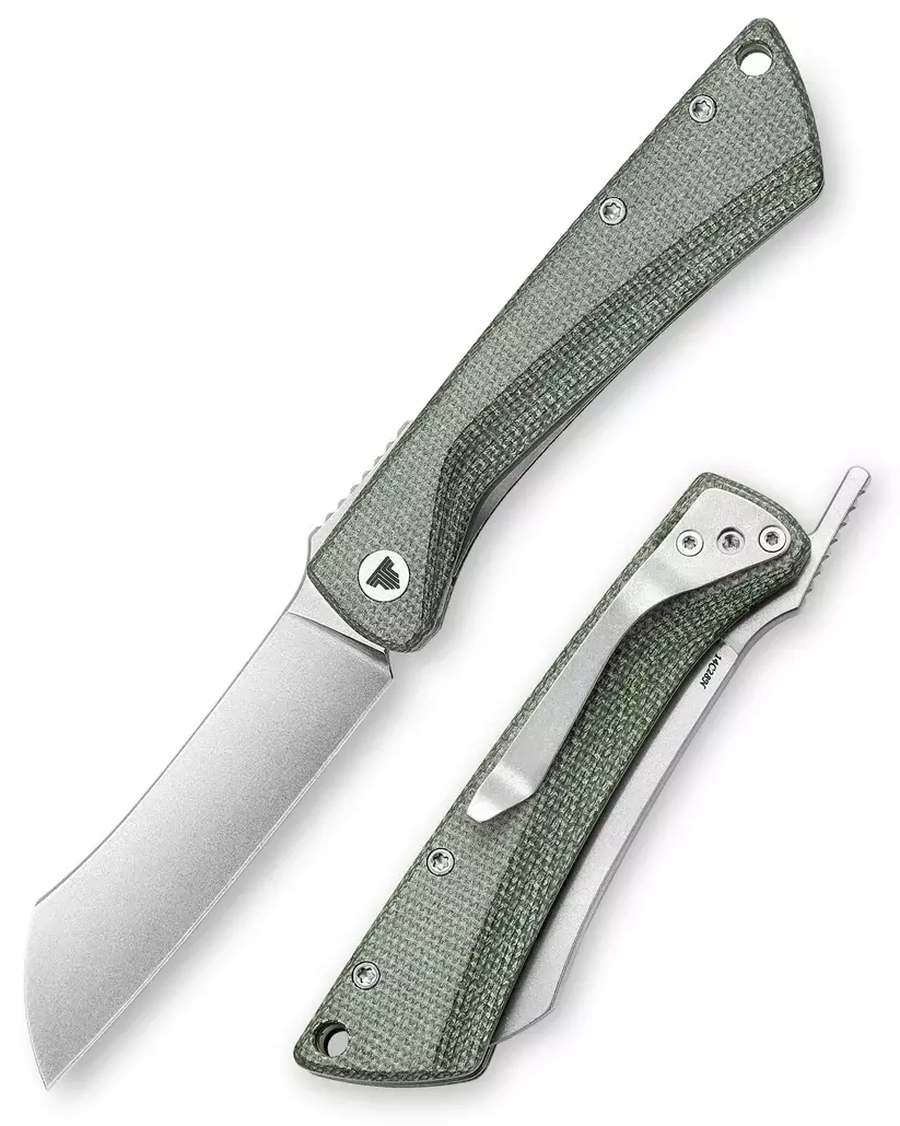 Складной нож Trivisa Norma-04G, сталь 14C28N, рукоять микарта