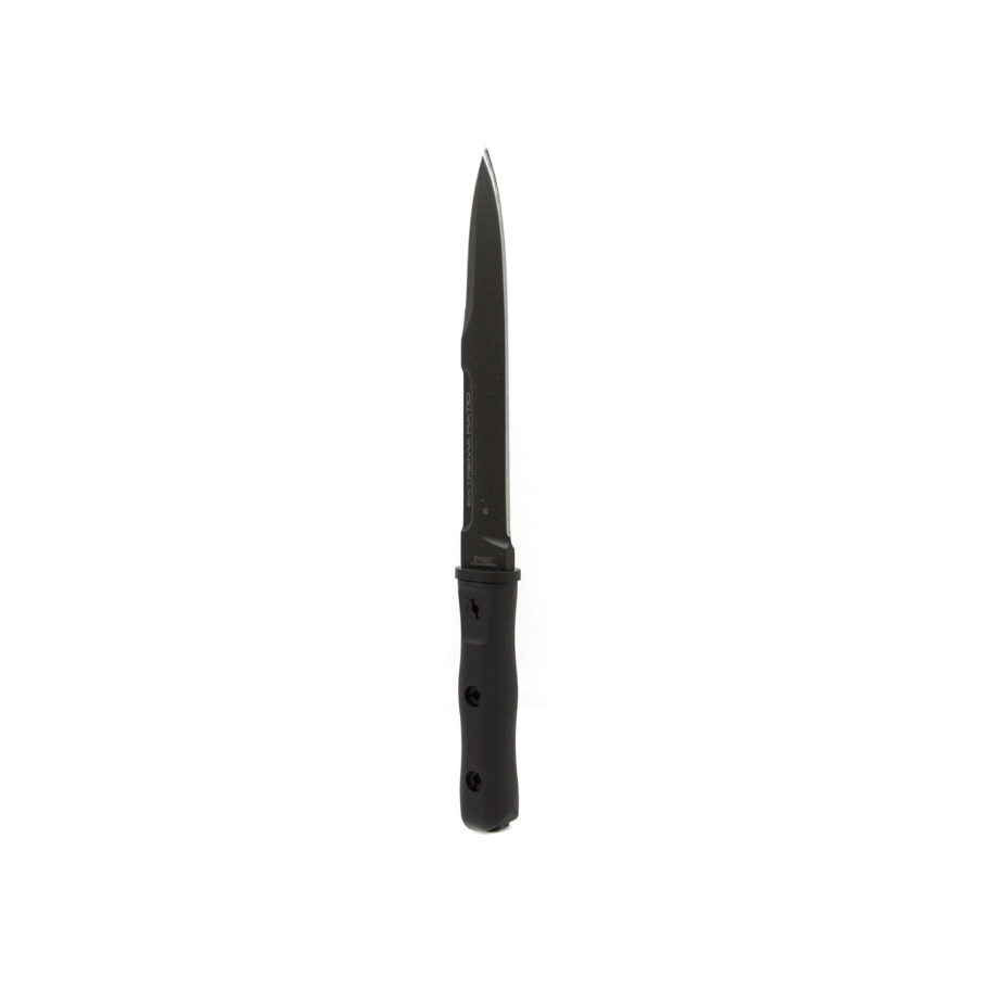 Нож с фиксированным клинком 39-09 C.O.F.S. Operativo Black (Double Edge), сталь Bhler N690, рукоять пластик - фото 5
