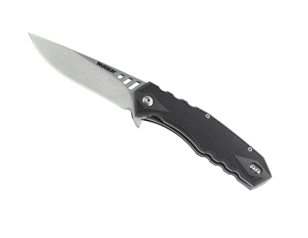 Складной нож CRKT Ruger® Follow-Through™ Compact, сталь 8Cr13MoV, рукоять термопластик GRN