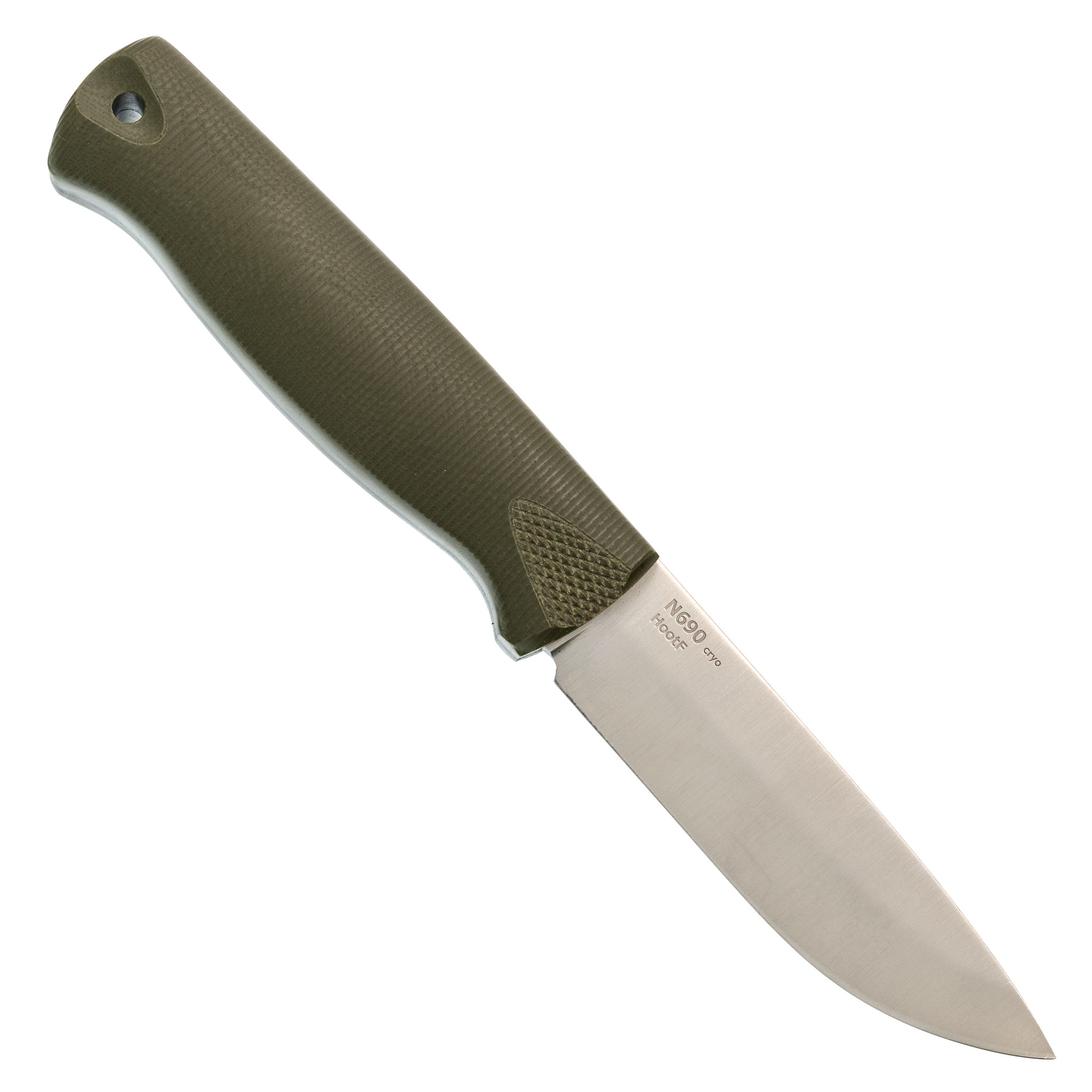 Нож NORTH-S, сталь M390, черно-красная G10 - фото 3