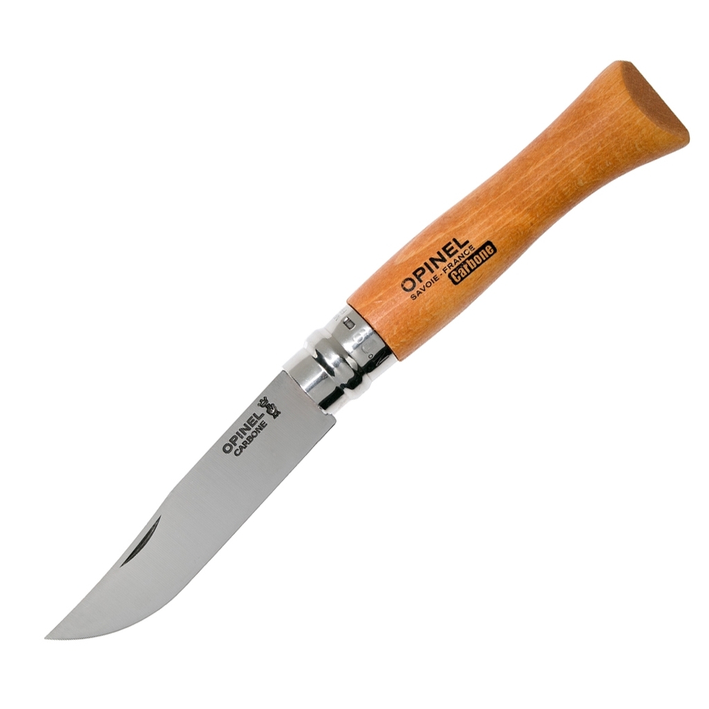 Нож складной Opinel №9 VRN Carbon Tradition, сталь AFNOR XC90 Carbon Steel, рукоять бук, 113090
