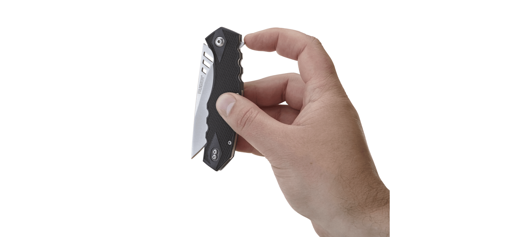 фото Складной нож crkt ruger® follow-through™ compact, сталь 8cr13mov, рукоять термопластик grn
