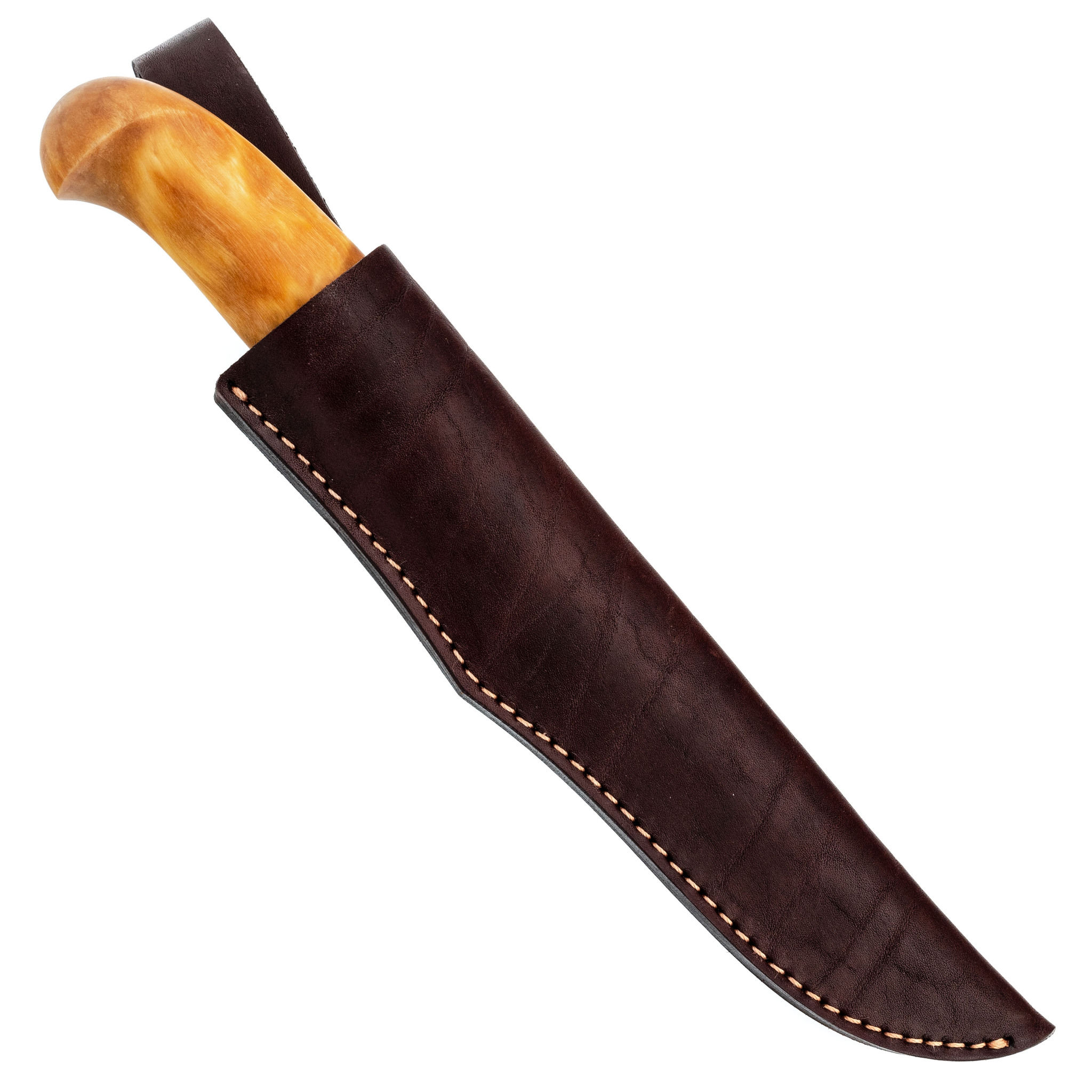 Нож Барбус, сталь Х12Ф1, карельская береза - фото 5