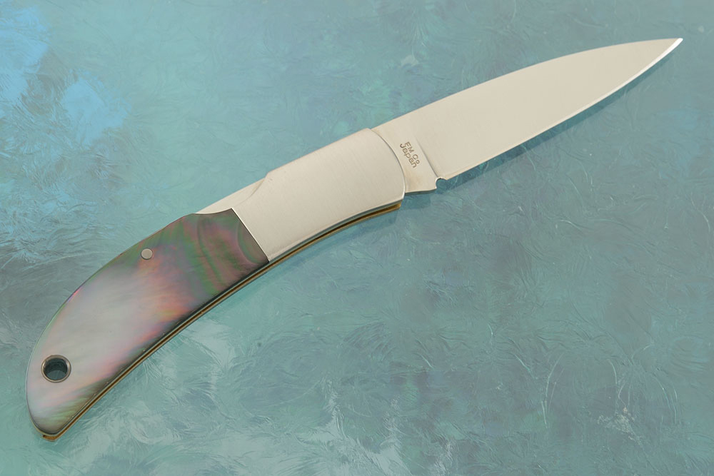 Нож складной Al Mar Hawk Classic Black Pearl, сталь AUS-8, рукоять перламутр от Ножиков