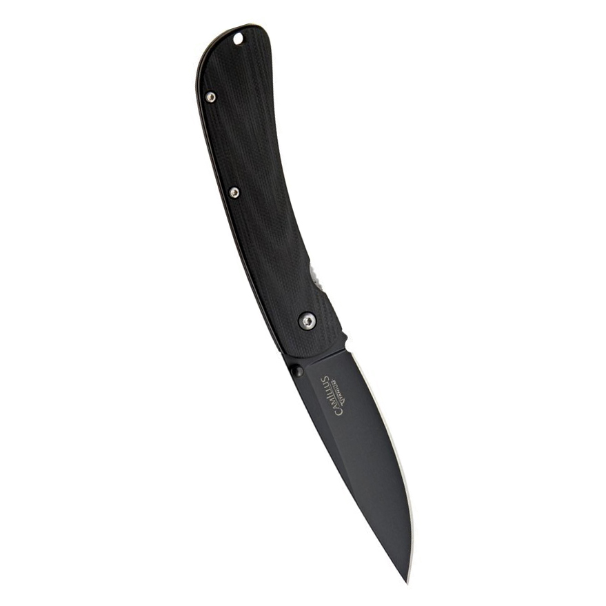 Нож складной Camillus Drop Point Folder, сталь VG-10, рукоять стеклотекстолит G-10, чёрный от Ножиков
