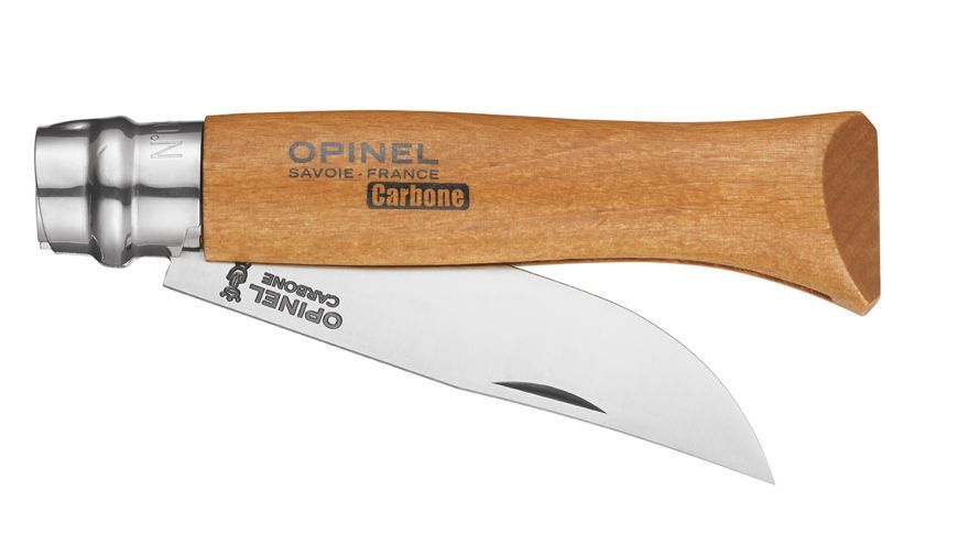 Нож складной Opinel №9 VRN Carbon Tradition, сталь AFNOR XC90 Carbon Steel, рукоять бук, 113090 от Ножиков