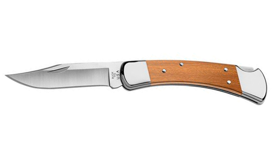 фото Складной нож buck folding hunter oak handle 0110oks, сталь s30v, рукоять дерево