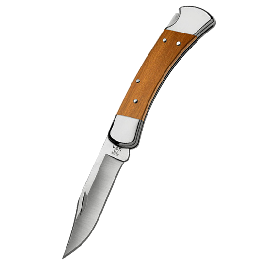 фото Складной нож buck folding hunter oak handle 0110oks, сталь s30v, рукоять дерево