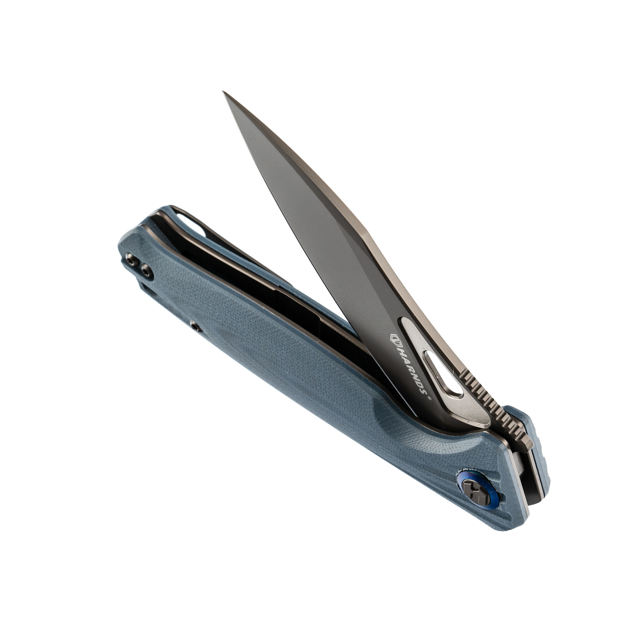 Складной нож HARNDS Falcon gray, сталь BOHLER K110 - фото 5