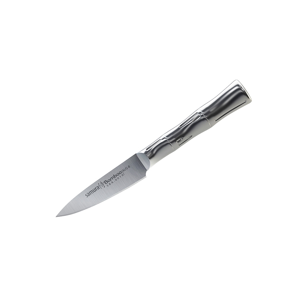 Нож кухонный овощной Samura Bamboo SBA-0010/Y, сталь AUS-8