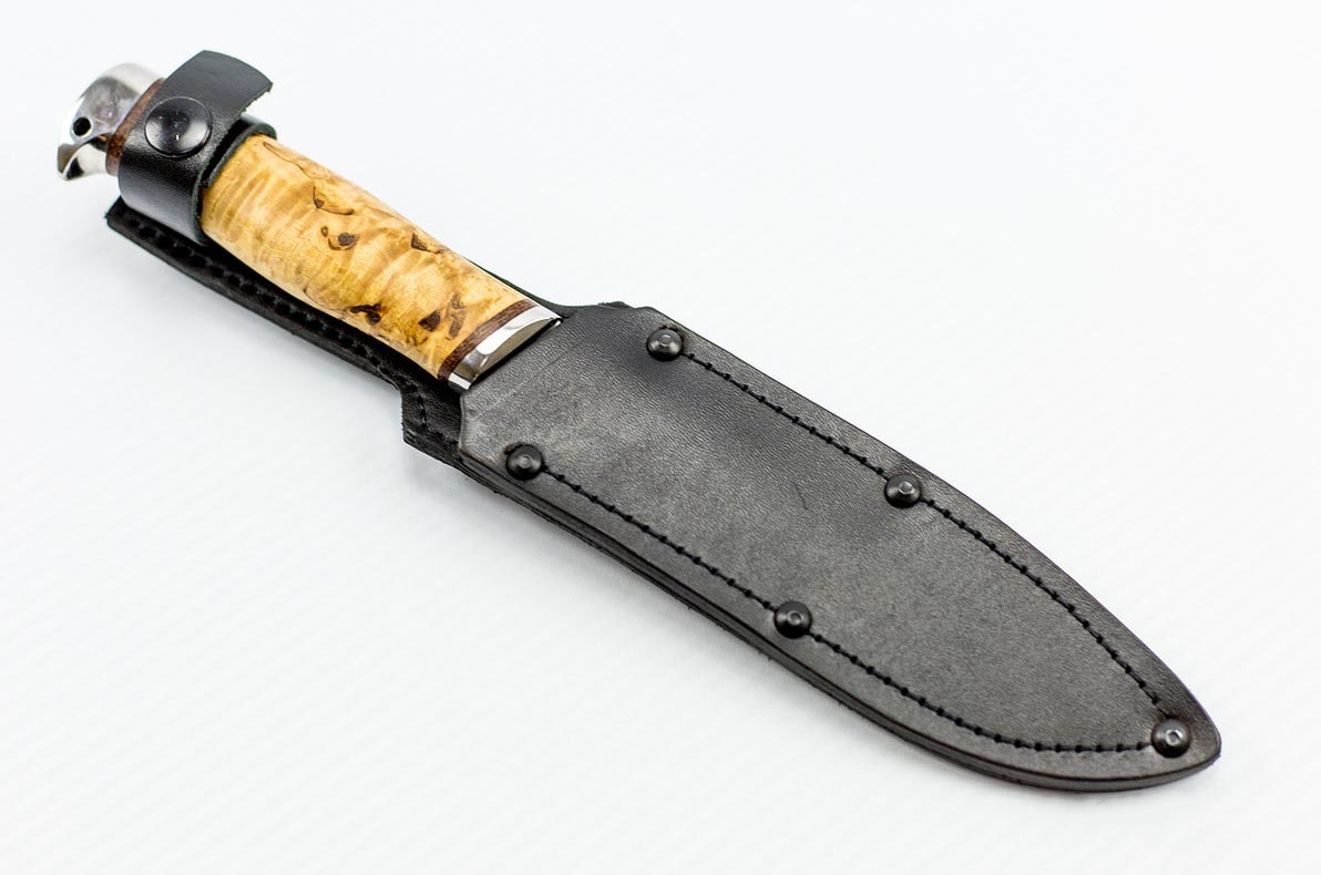 Нож Русак-2, сталь D2, карельская береза от Ножиков