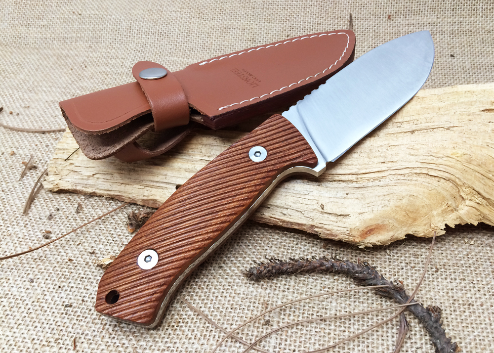 Нож с фиксированным клинком LionSteel M3 ST Santos Wood, сталь Niolox, рукоять палисандр - фото 4