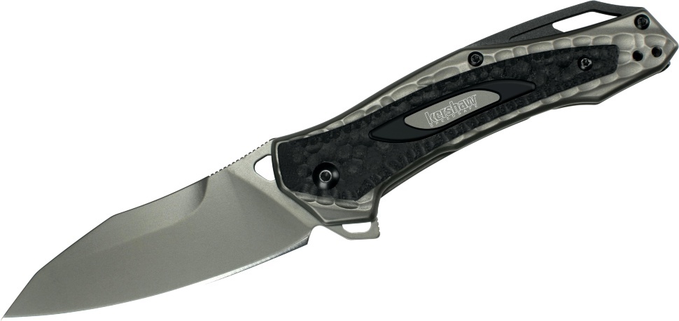 Складной нож Vedder KERSHAW 2460, сталь 8Cr13MoV, рукоять сталь/G10, чёрный - фото 1