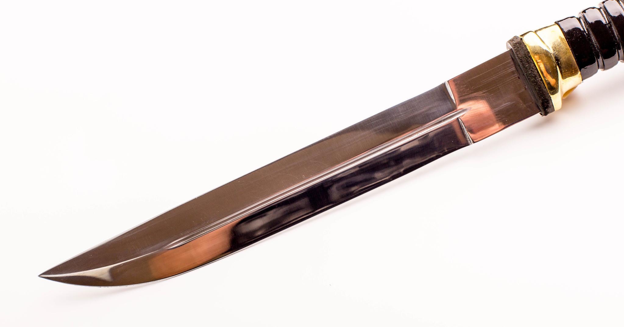 Фото 3 - Нож Пластунский 65Г, с  кожаными ножнами на ногу от Военный антиквариат