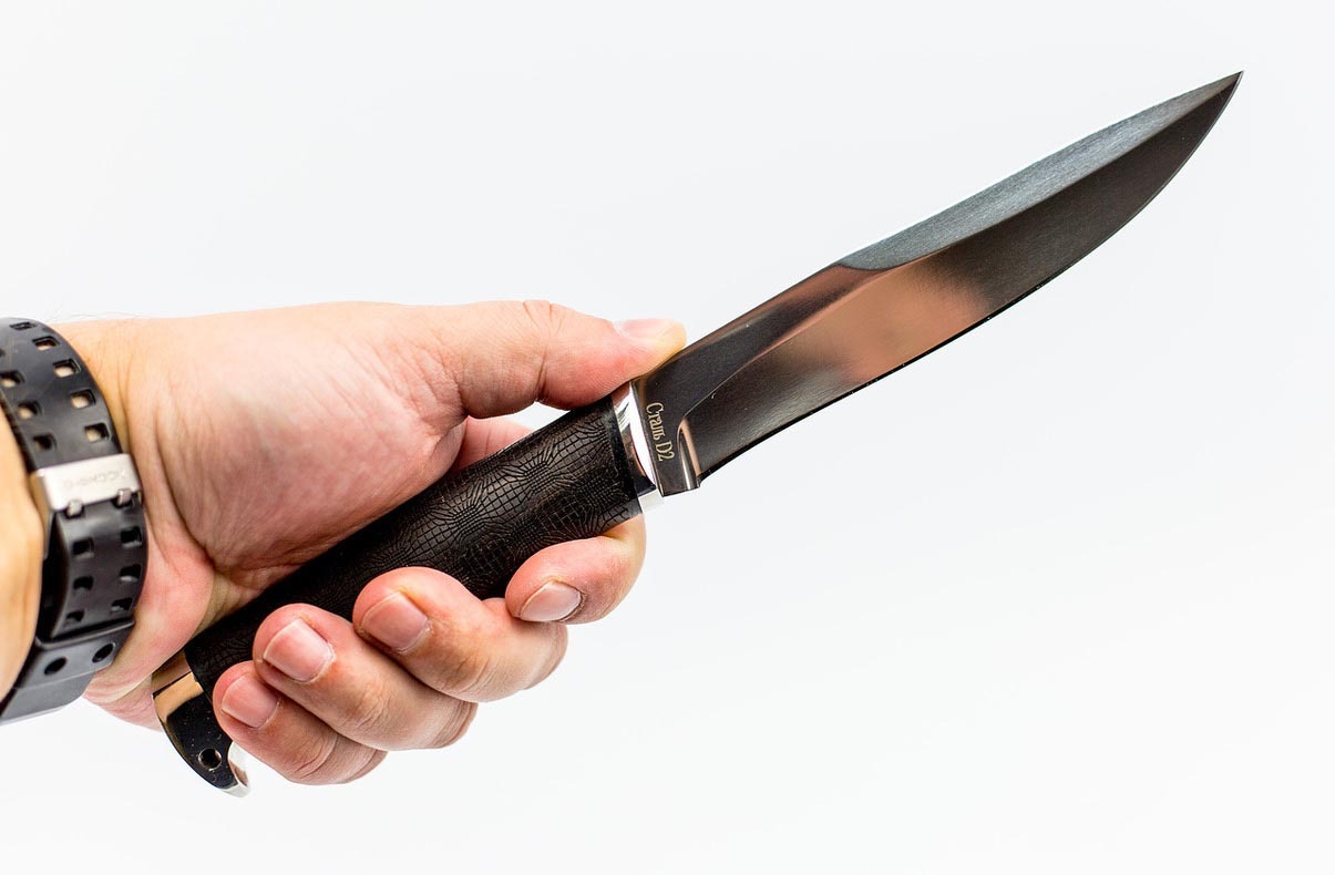Нож Русак-2, сталь D2, карельская береза от Ножиков