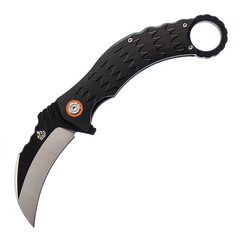 Фото Складной нож керамбит QSP Eagle, сталь D2, рукоять черный G10