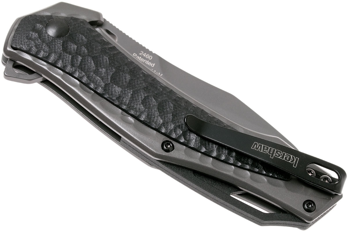 Складной нож Vedder KERSHAW 2460, сталь 8Cr13MoV, рукоять сталь/G10, чёрный - фото 10