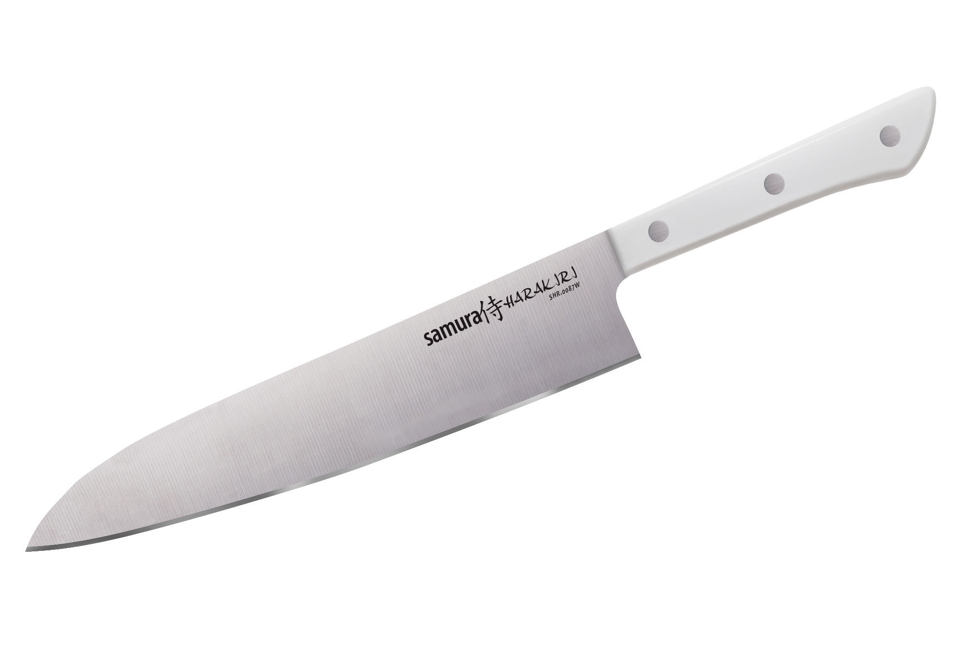 Нож кухонный  Samura HARAKIRI  Гранд Шеф 240 мм, корроз.-стойкая сталь, ABS пластик