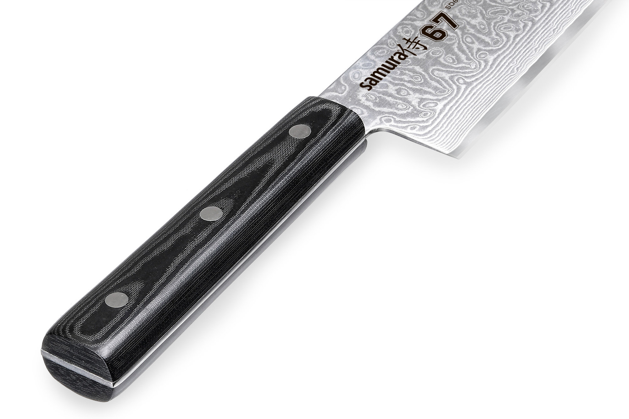 Нож кухонный Гранд Шеф, Samura Tanto 240 мм, дамаск 67 слоев от Ножиков