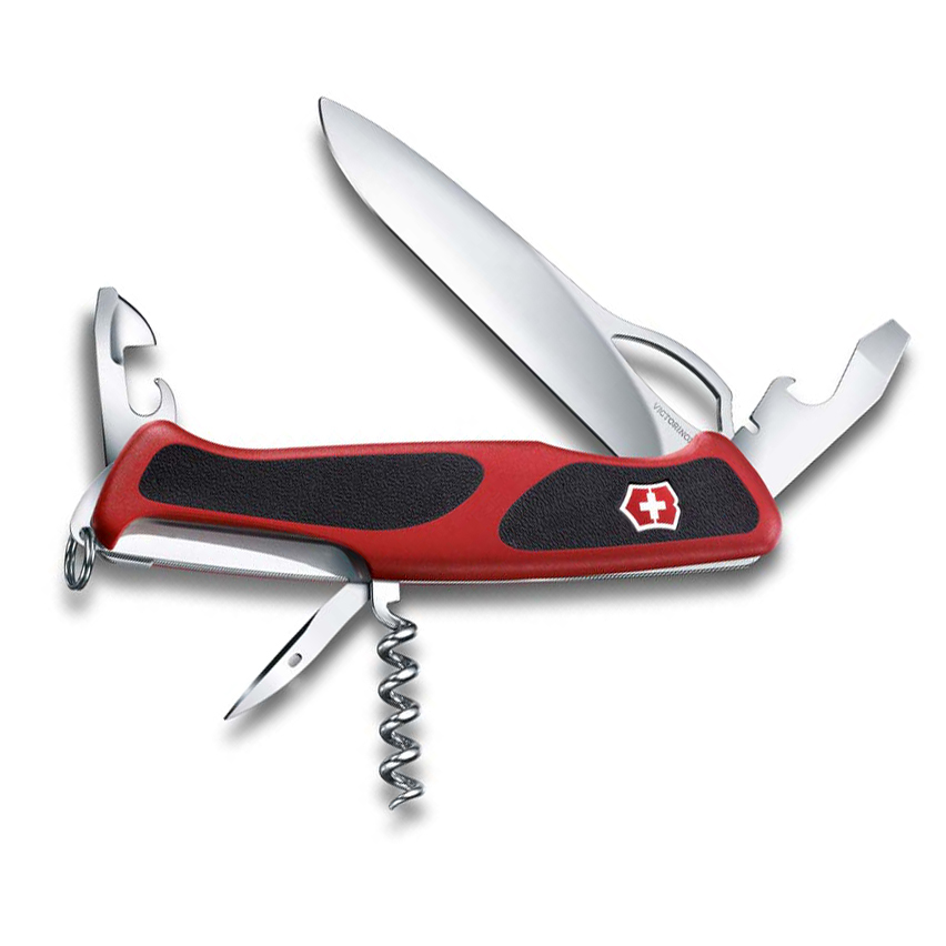 Нож перочинный Victorinox RangerGrip 61 0.9553.MC 130мм 11 функций красно-чёрный - фото 2