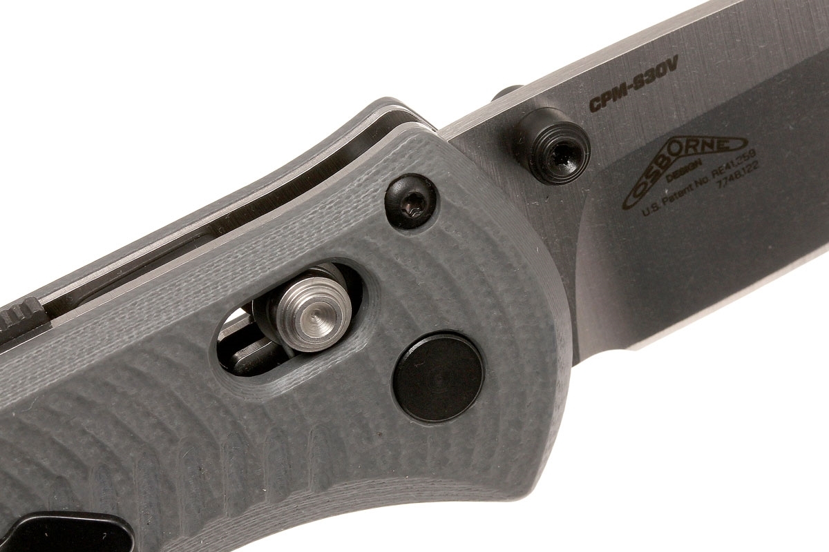 Нож складной Benchmade Mini Barrage 585-2, сталь CPM-S30V, рукоять G10 - фото 8