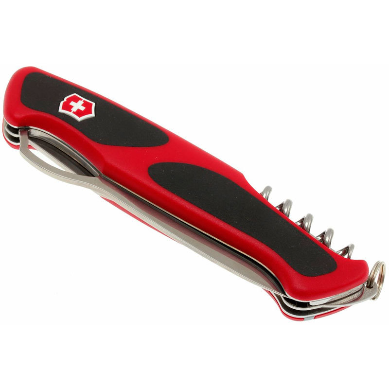 Нож перочинный Victorinox RangerGrip 61 0.9553.MC 130мм 11 функций красно-чёрный - фото 5
