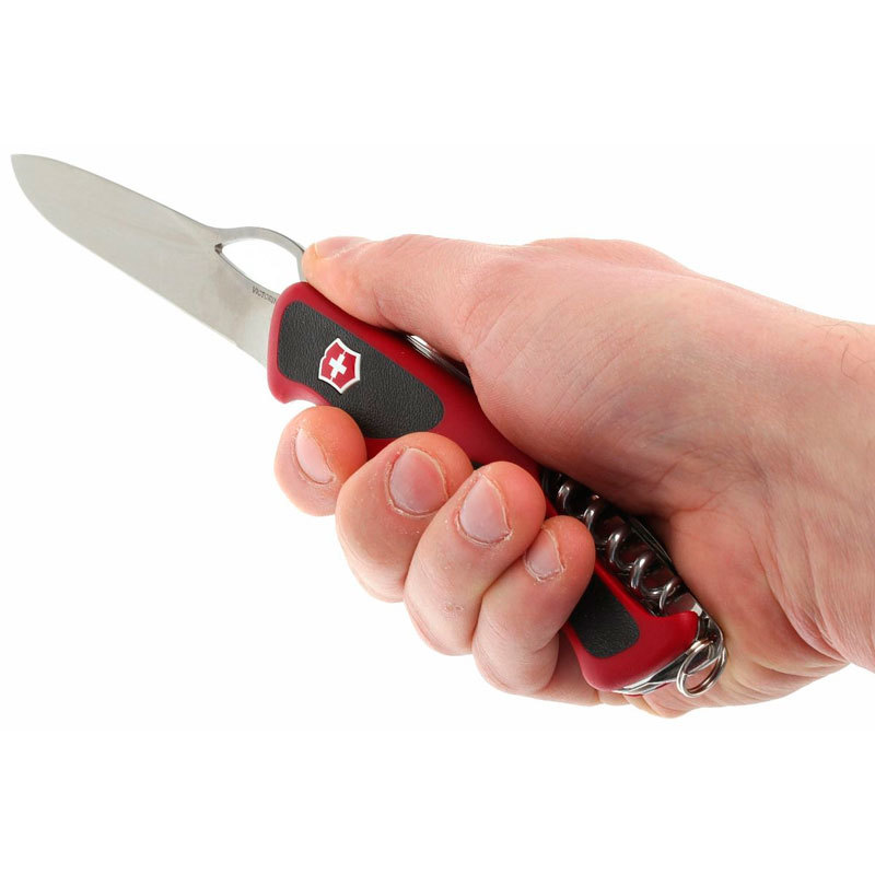 Нож перочинный Victorinox RangerGrip 61 0.9553.MC 130мм 11 функций красно-чёрный - фото 6
