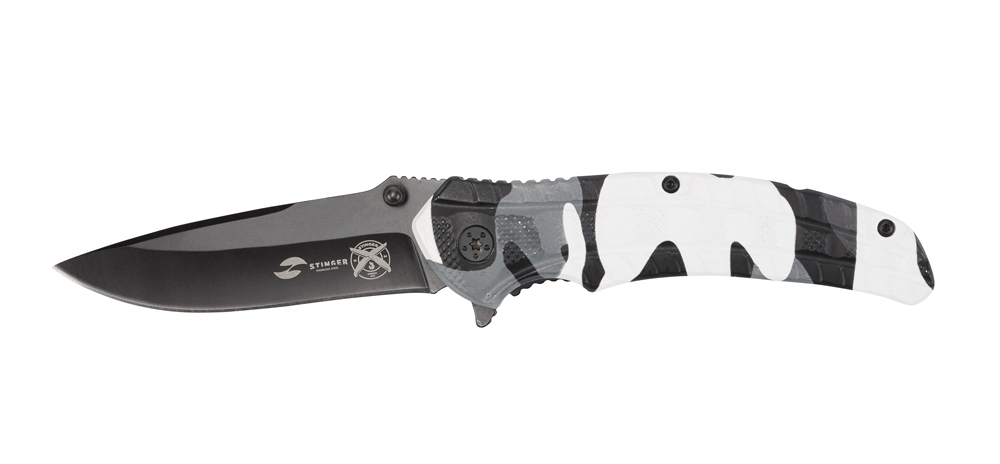 Нож складной Stinger FK-019SNO-CA, сталь 3Cr13, рукоять алюминий, Бренды, Stinger