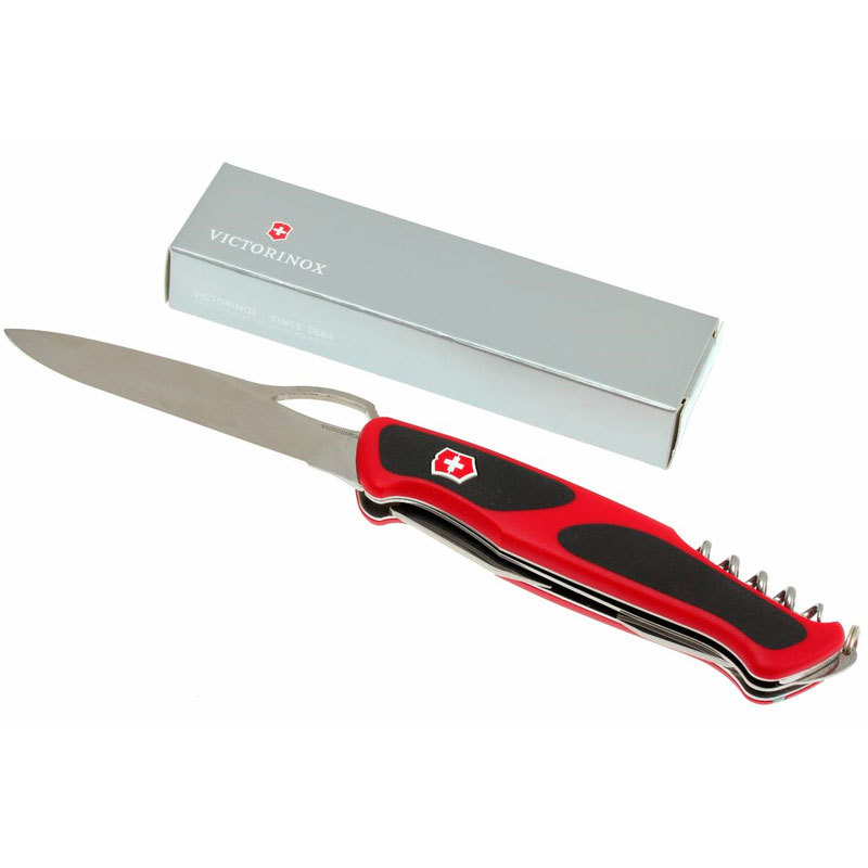 фото Нож перочинный victorinox rangergrip 61, сталь x55crmo14, рукоять полиамид, красно-чёрный