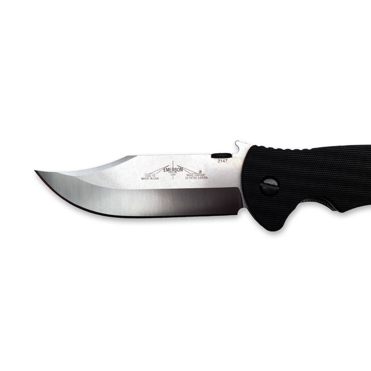 фото Складной нож cqc-13 bowie sf emerson, сталь 154cm, рукоять g-10/титан