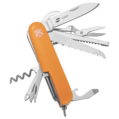 Фото Нож перочинный Stinger 89 мм, 15 функций, оранжевый, в блистере