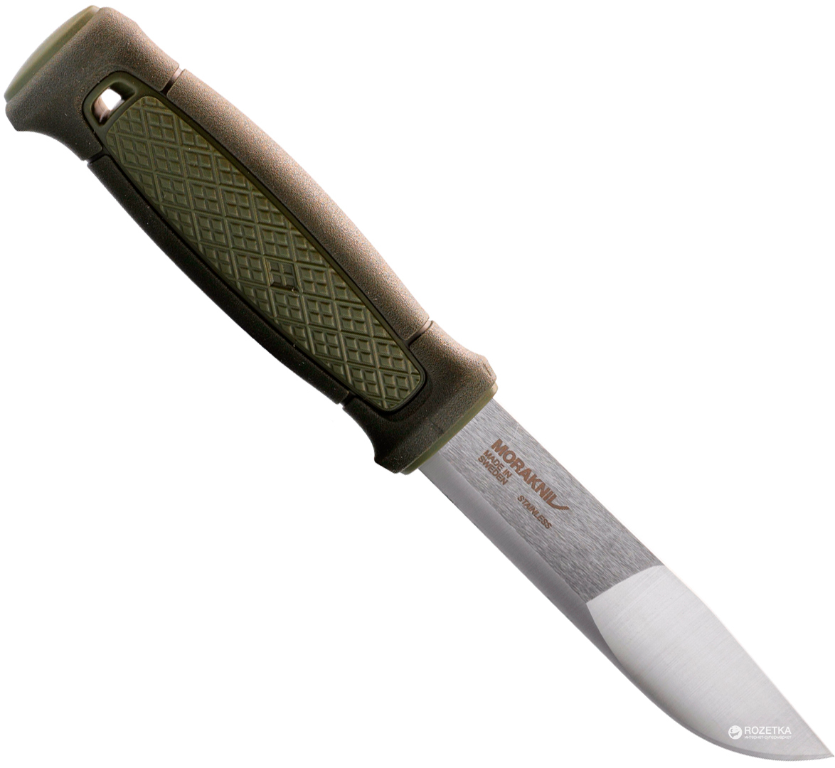 фото Нож с фиксированным лезвием morakniv kansbol, сталь sandvik 12c27, рукоять пластик