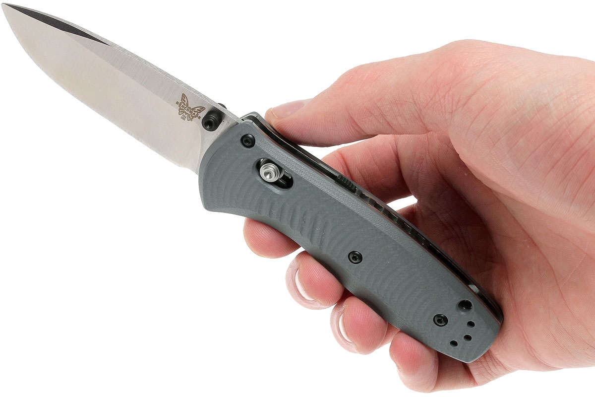 Нож складной Benchmade Mini Barrage 585-2, сталь CPM-S30V, рукоять G10 - фото 10
