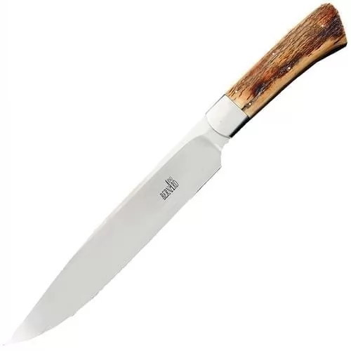Нож с фиксированным клинком Arno Bernard Mamba, сталь N690, рукоять бивень мамонта
