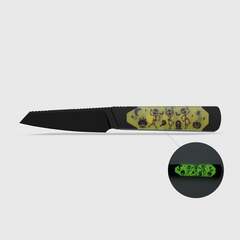 Фото Нож с фиксированным клинком Kizer Hallow, сталь CPM 10V, рукоять GID G10/Aluminum