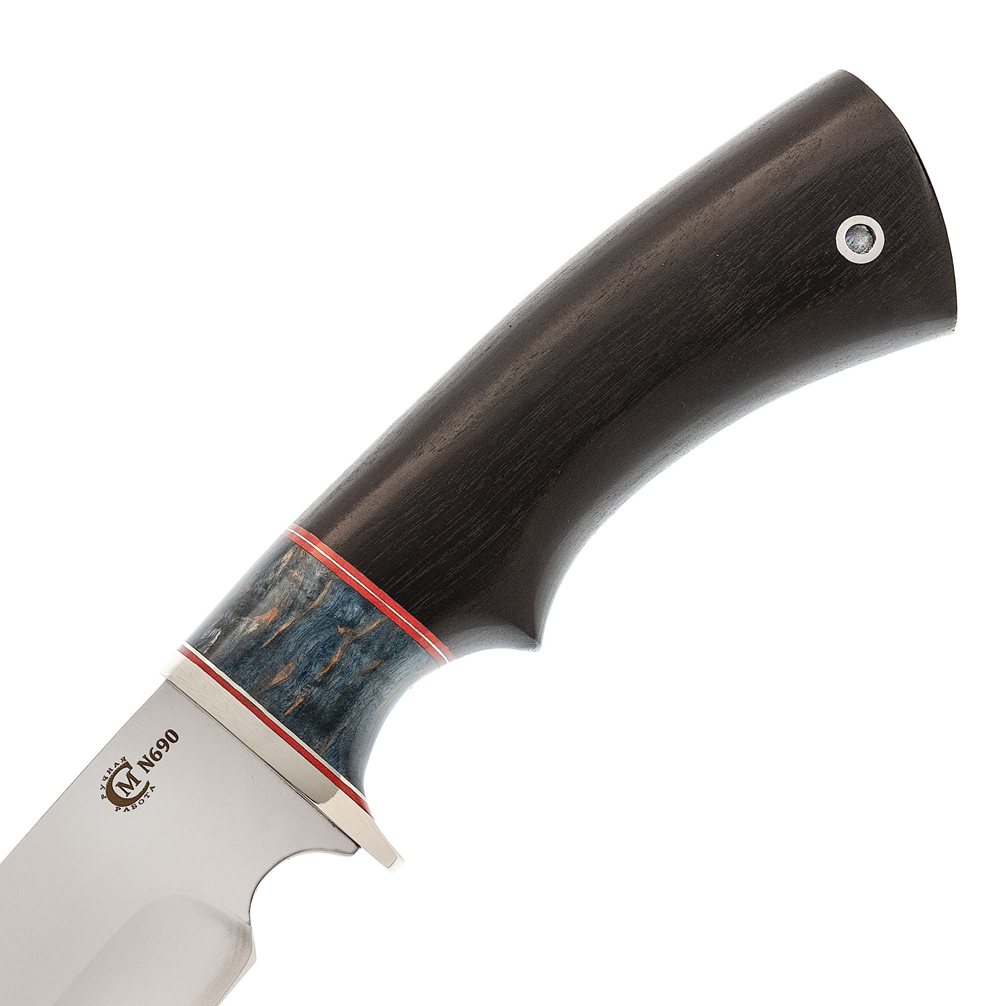 Нож Лорд, сталь N690, рукоять граб/карельская береза от Ножиков