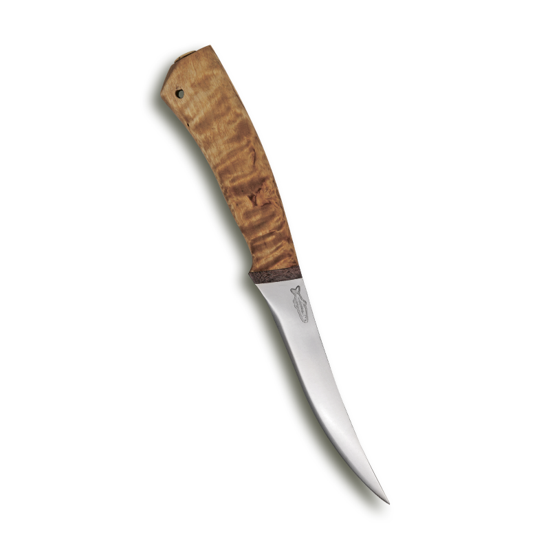 Нож Fish-ka, АиР, карельская береза, 95х18 нож осетр литой булат баранова карельская береза