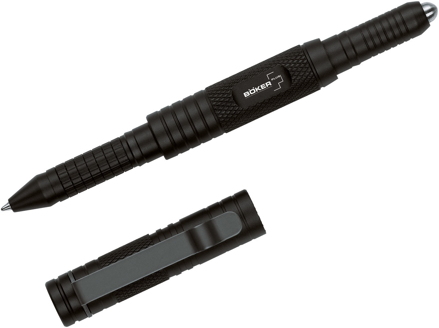 Тактическая ручка Boker Plus Tactical Pen Black - 09BO090, авиационный алюминий, чёрный. Фото №6