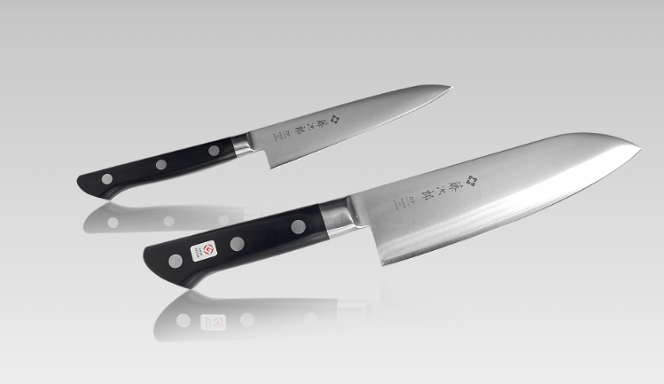 Набор из 2-х кухонных ножей Tojiro GIFTSET, сталь VG10 точилка для кухонных ножей victorinox