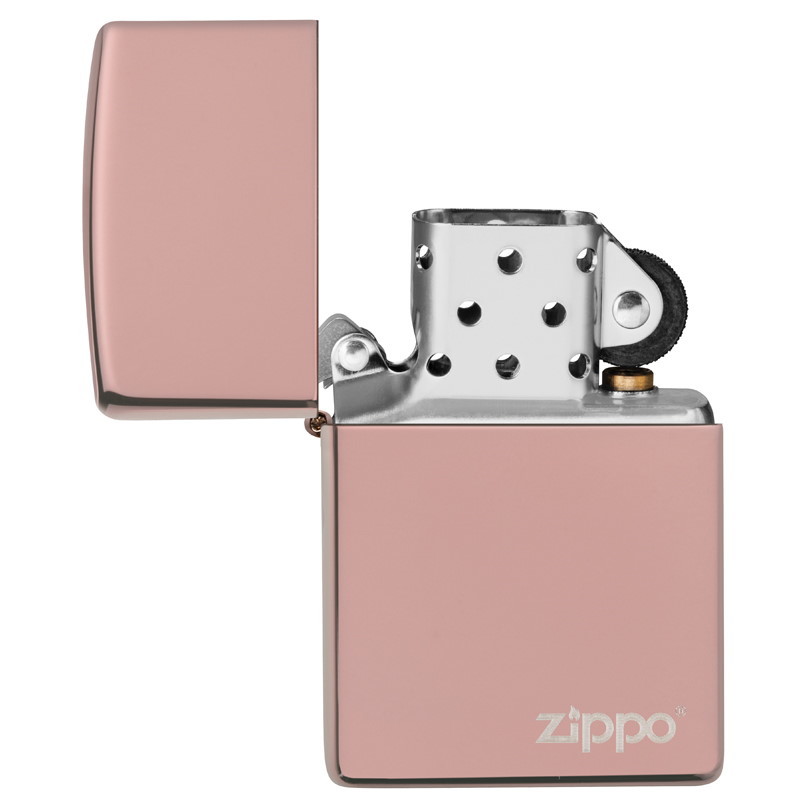 Зажигалка ZIPPO Classic с покрытием High Polish Rose Gold, латунь/сталь, розовое золото, 36х12х56 мм - фото 4