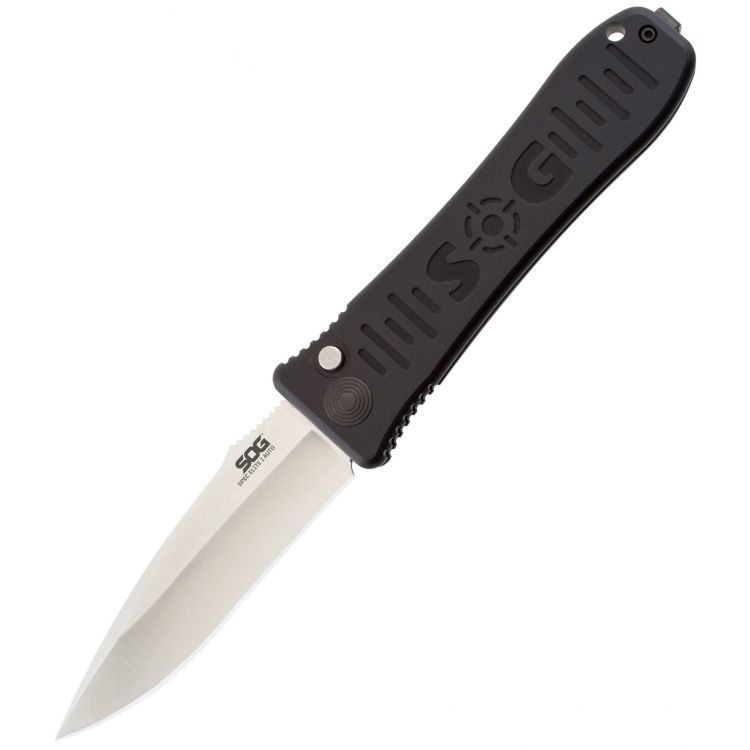Полуавтоматический складной нож SPEC ELITE I AUTO - SOG SE51, сталь AUS-8, рукоять анодир. алюминий, чёрный