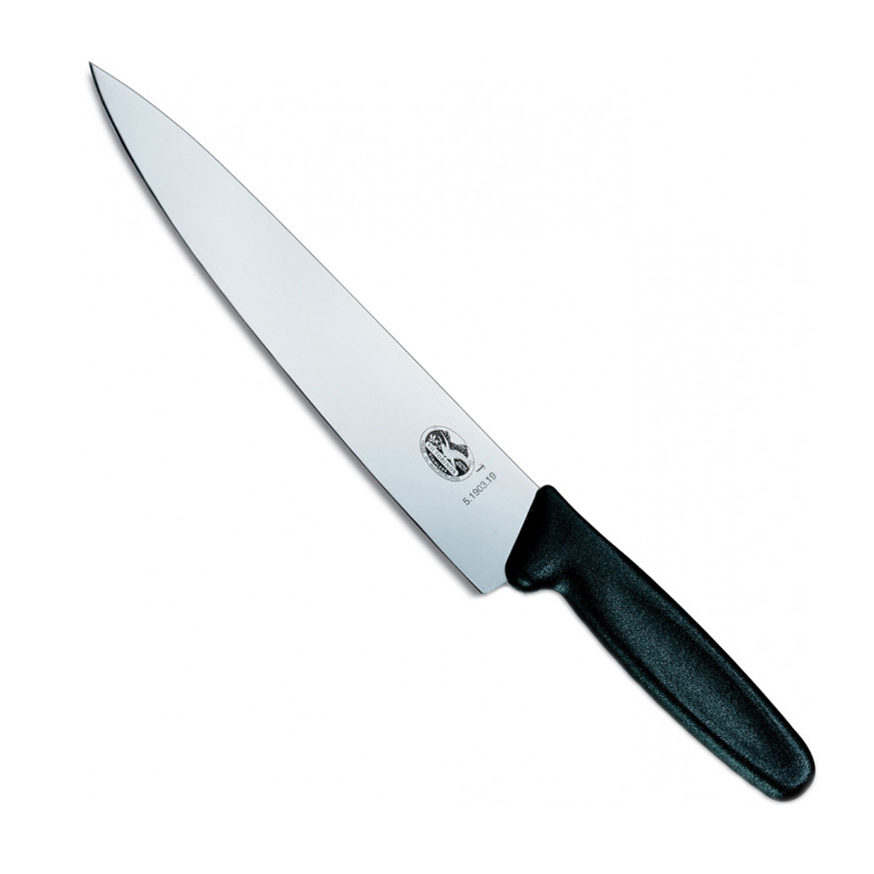 Кухонный нож Victorinox Standard Carving, сталь X50CrMoV15, рукоять полипропилен, черный от Ножиков