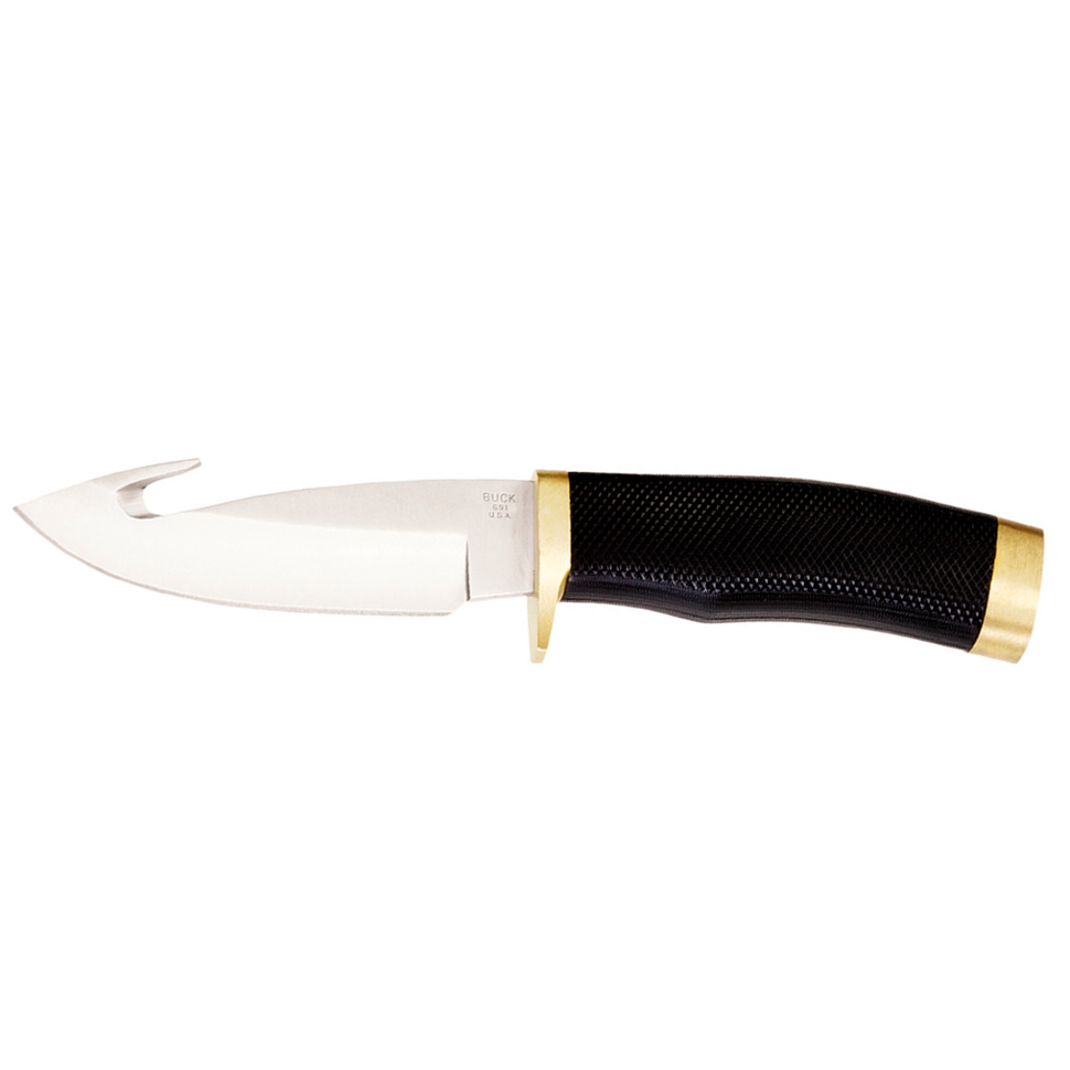 Нож туристический 691 Zipper™ - BUCK 0691BKG, сталь 420HC, рукоять синтетическая резина Alcryn® Rubber - фото 2