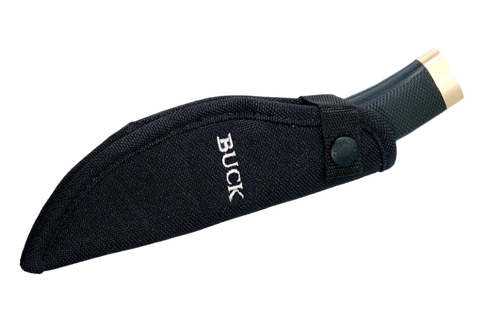 Нож туристический 691 Zipper™ - BUCK 0691BKG, сталь 420HC, рукоять синтетическая резина Alcryn® Rubber - фото 4