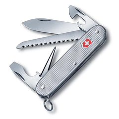 Фото Нож перочинный Victorinox Farmer, сталь X55CrMo14, рукоять алюминиевый сплав Alox, серый