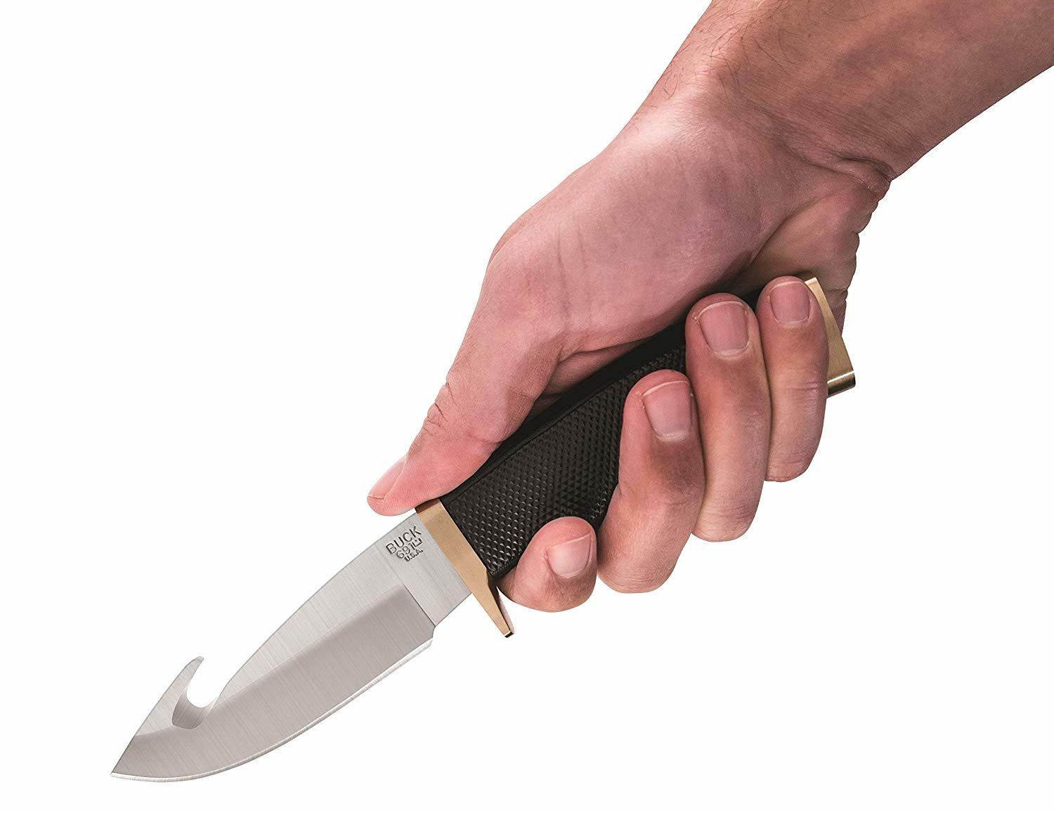 Нож туристический 691 Zipper™ - BUCK 0691BKG, сталь 420HC, рукоять синтетическая резина Alcryn® Rubber - фото 6